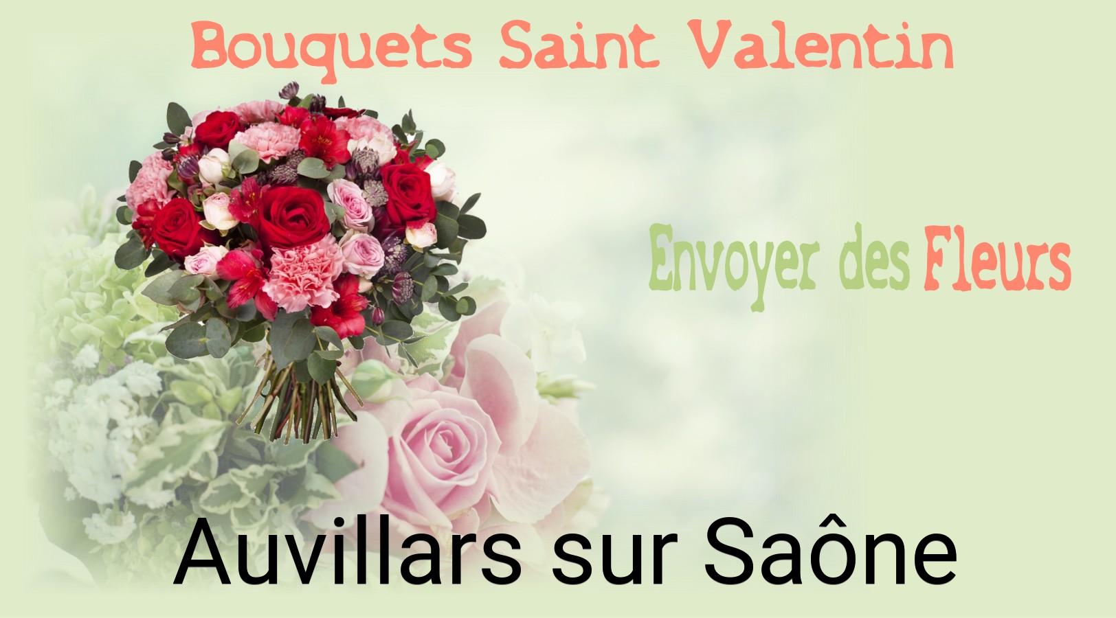 Roses de Saint-Valentin livrées à Auvillars-sur-Saône